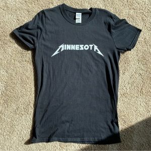 Minnesota Shirt Metallica Logo Tee Small